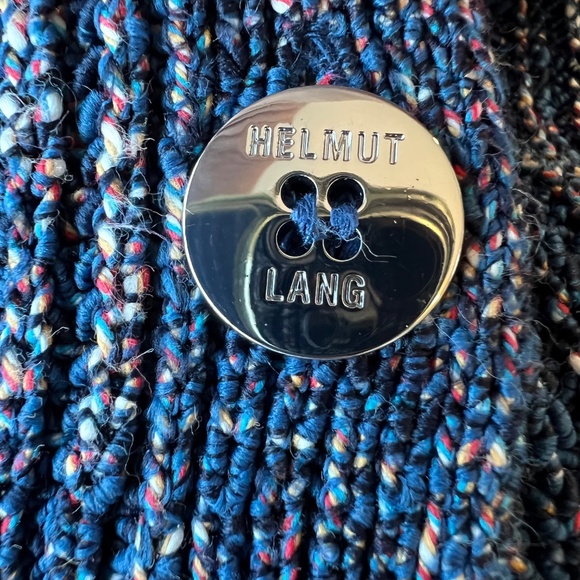 Helmut Lang Reef Knot Cropped Button Front Cardigan - Picture 8 of 12